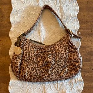 Stuart Weitzman Leopard Shoulder Purse